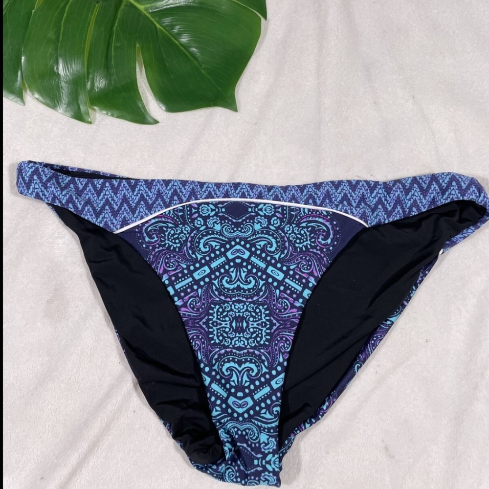 NEW Red Carter Allover Reversible‎ Bikini Bottom Blue/Purple [ S/6 Small ]